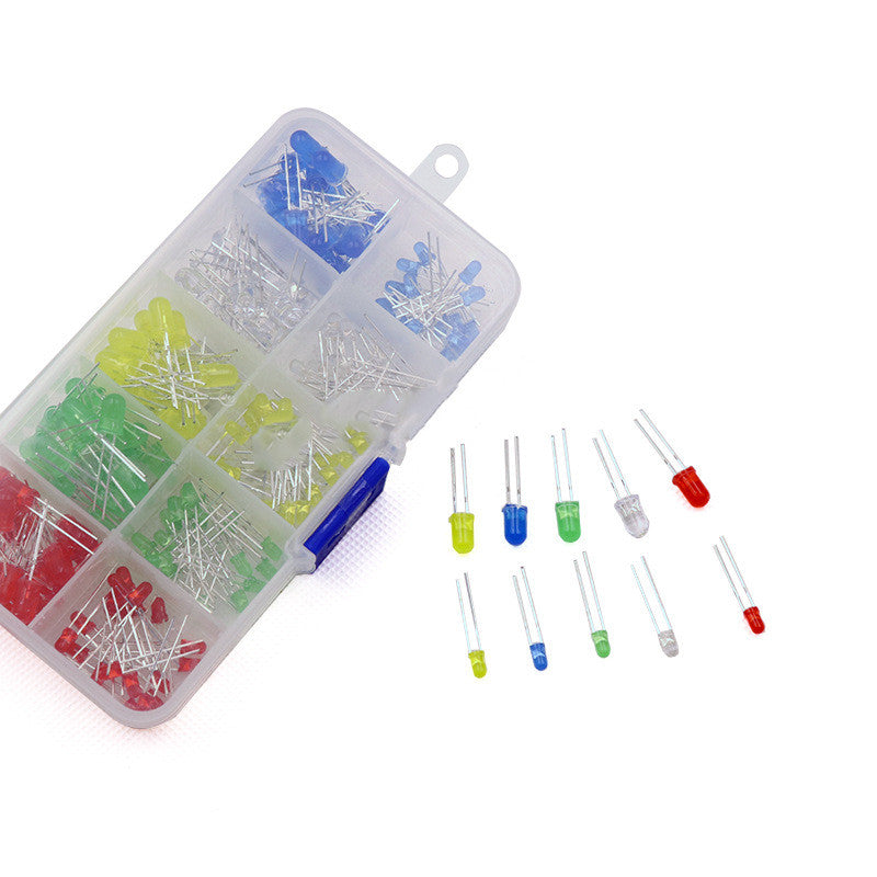 Verschiedene LED-Packungen, 200 Stück, 5 mm, 3 mm